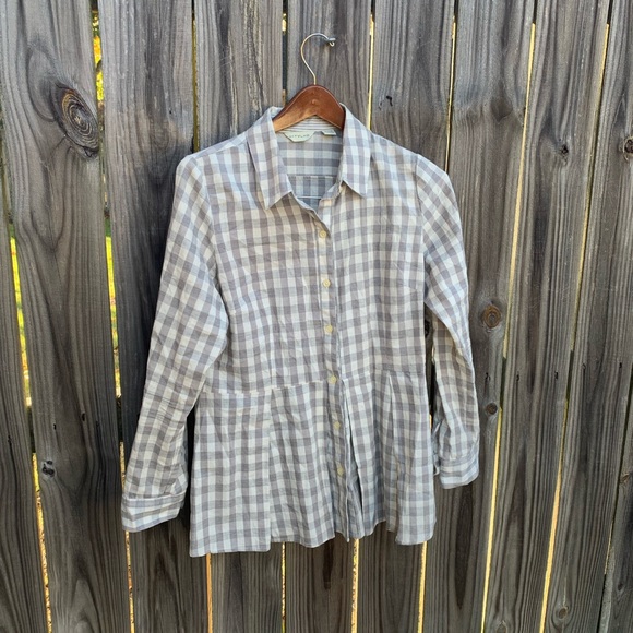 Peplum button down - Picture 1 of 3